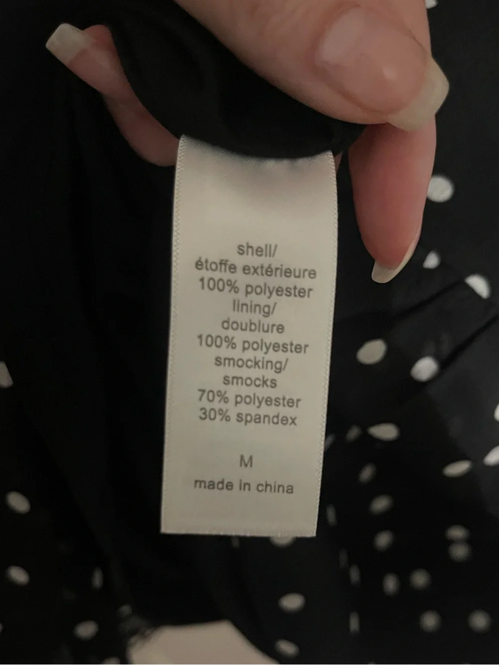 Maurices Black & White Polka Dot Midi Dress - Picture 8 of 9
